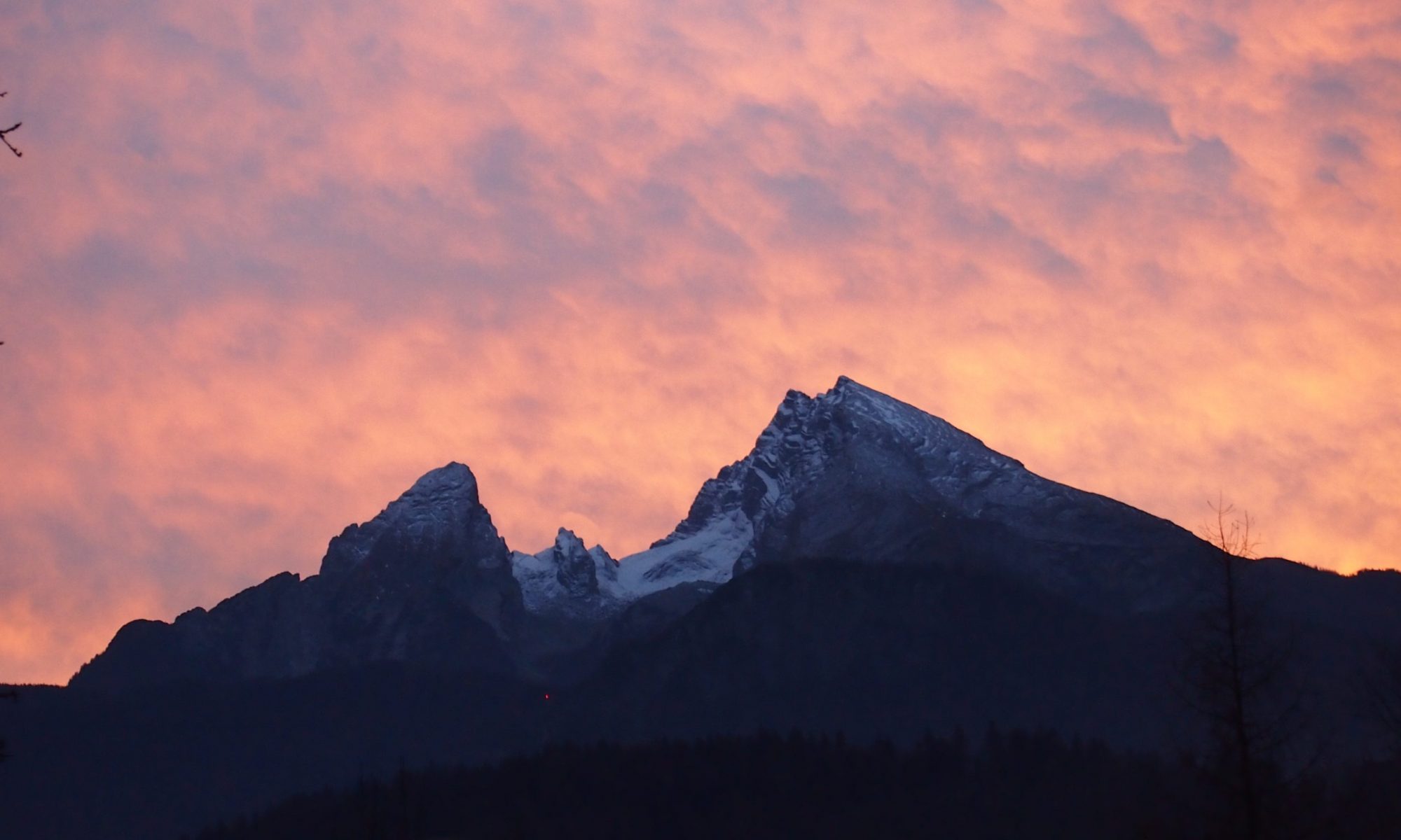 Blick auf den Watzmann